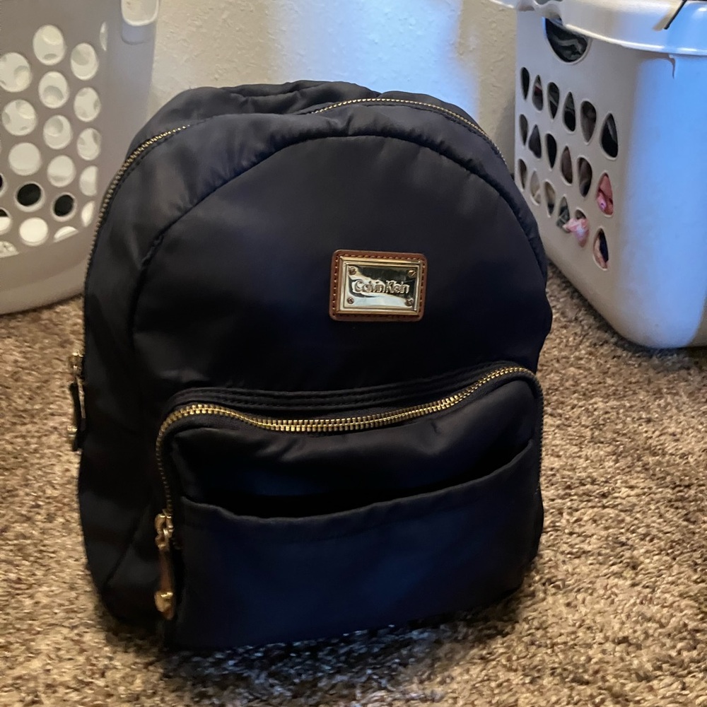Calvin Klein Navy mini Backpack
